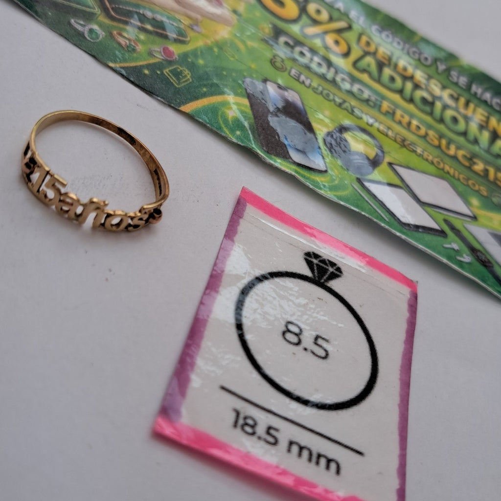 ANILLITO ORO 10 K 1.2 GRMS (SEMINUEVO)