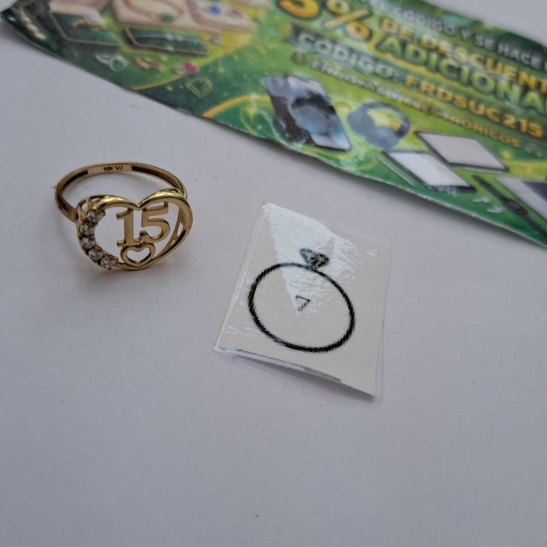 ANILLITO ORO 10 K 1.5 GRMS (SEMINUEVO)