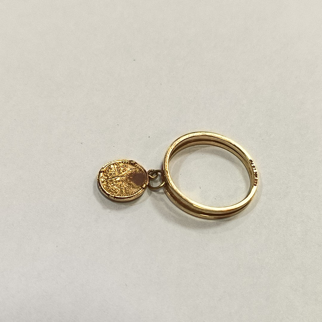 K1 2,90 GRMS 14 K IDENTIFICACIÓN ANILLITO MATERIALES ORO ESPECIFICACIONES (SEMINUEVO)
