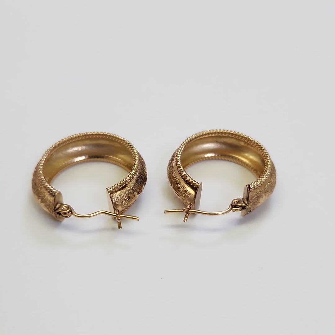 ARRACADAS PAR ORO 10 K 2,90 GRMS (SEMINUEVO)