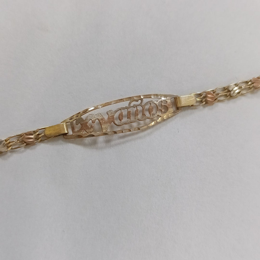 ESCLAVA ORO 10 K 3.8 GRMS (SEMINUEVO)