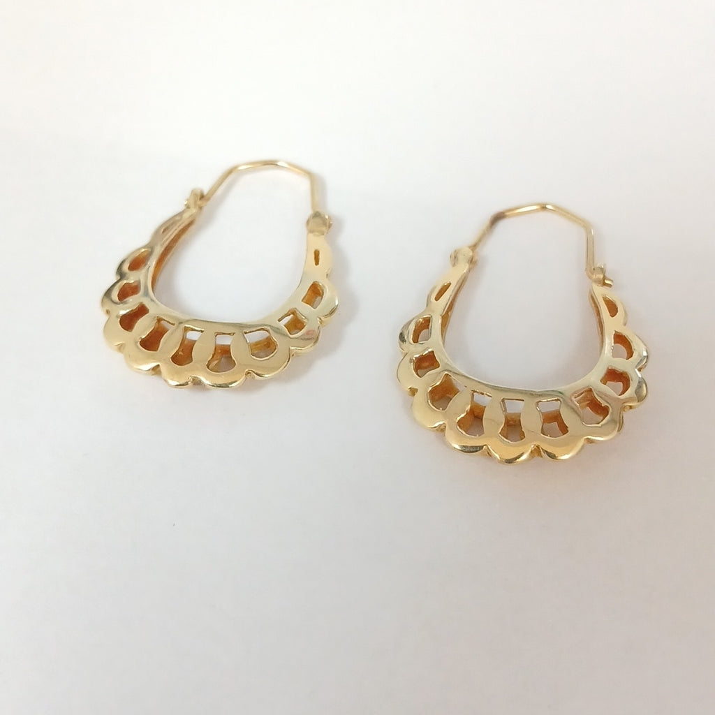 ARETES PAR ORO 10 K 3.6 GRMS (SEMINUEVO)