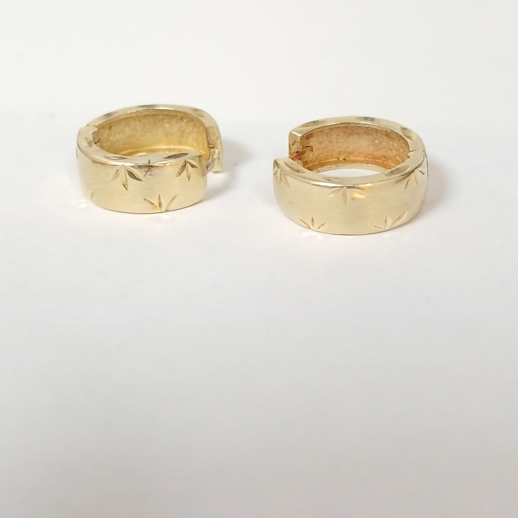 ARRACADAS PAR ORO 10 K 3.9 GRMS (SEMINUEVO)