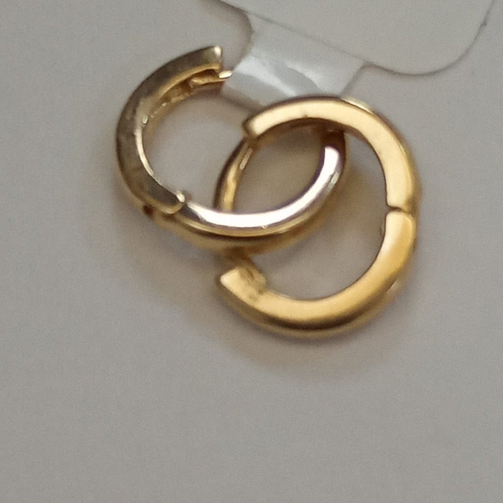 ARETES HUGGIE 14K 1.4 GR (NUEVO)
