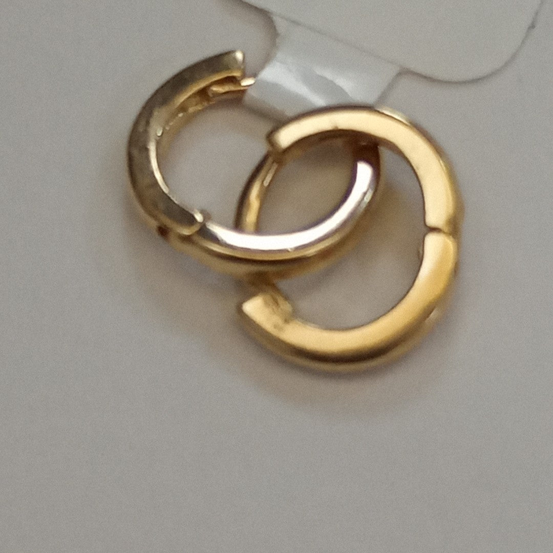 ARETES HUGGIE 14K 1.4 GR (NUEVO)