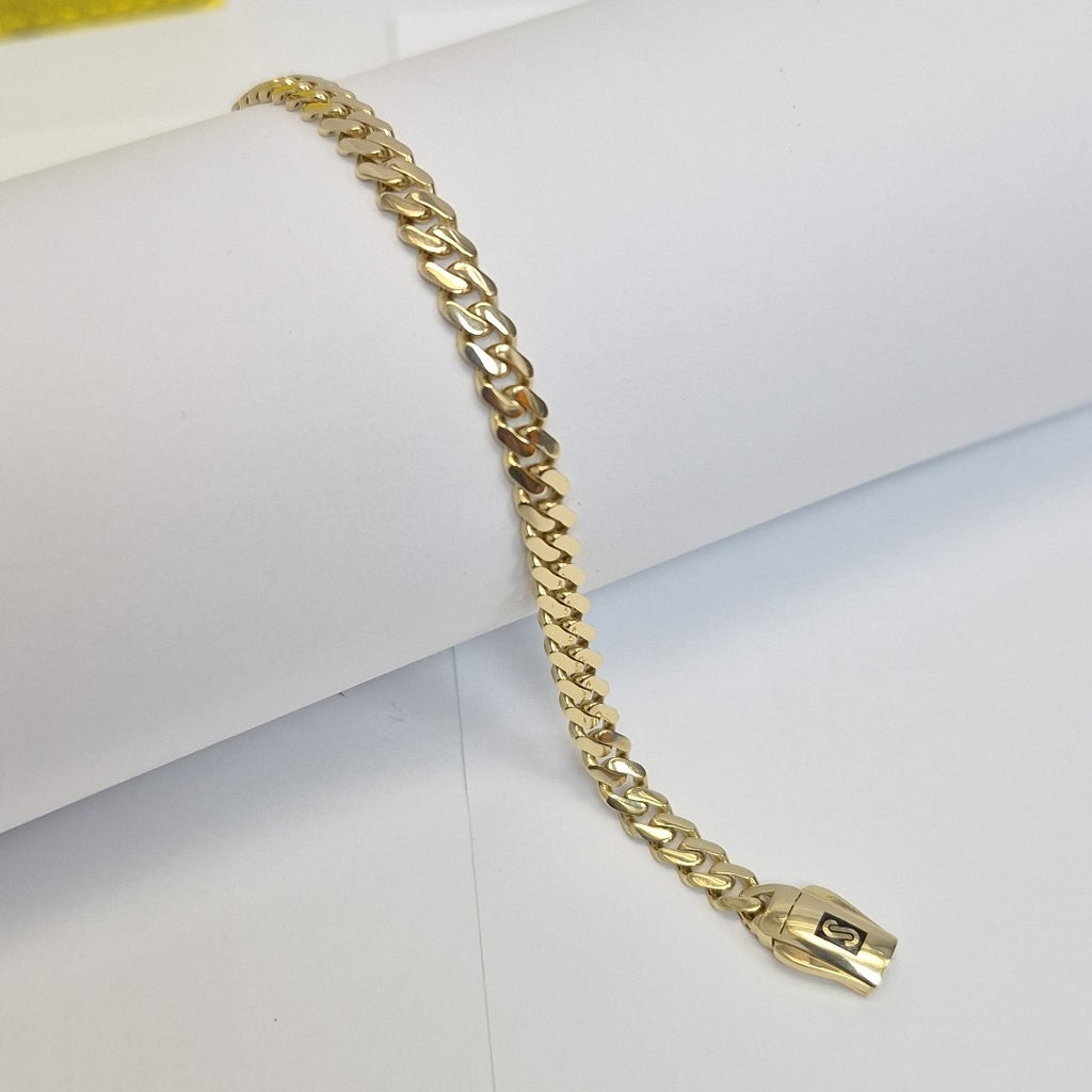 PULSERA MONACO ORO 14K 5.3 (NUEVO)