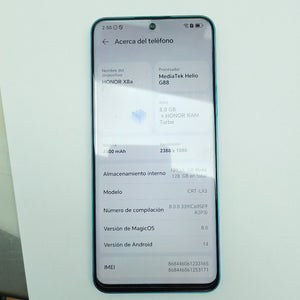 CELULAR HONOR X8A CRT-LX3 (2023) 128 GB 8 GB RAM (SEMINUEVO)