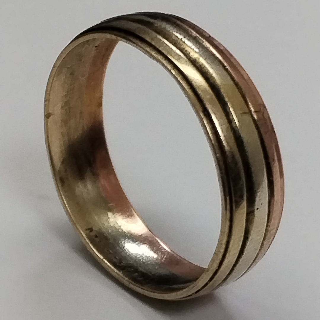 ARGOLLA ORO, ORO COMBINADO 10 K 3 GRMS (SEMINUEVO)