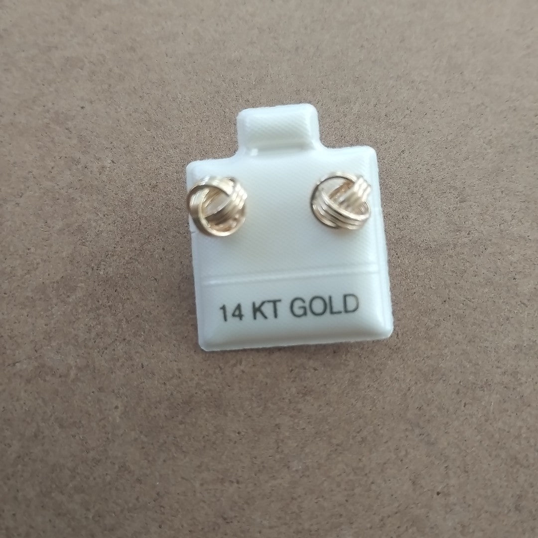 BROQUELES ORO 14K 1.8 (NUEVO)