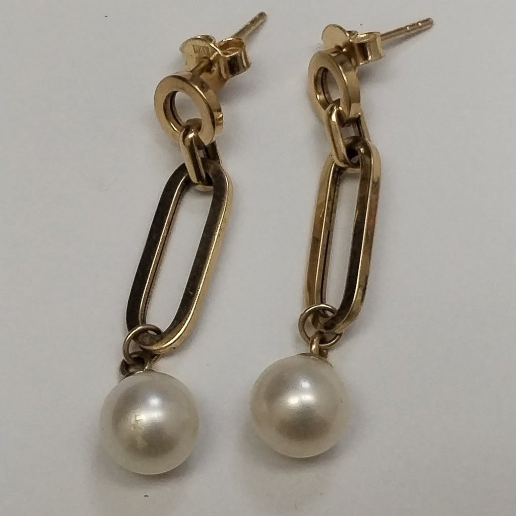 ARETES PAR ORO 14 K 3,90 GRMS (SEMINUEVO)