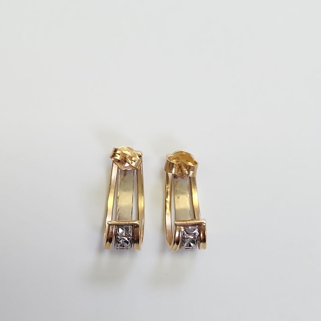 BROQUELES PAR ORO 14 K 2,50 GRMS (SEMINUEVO)