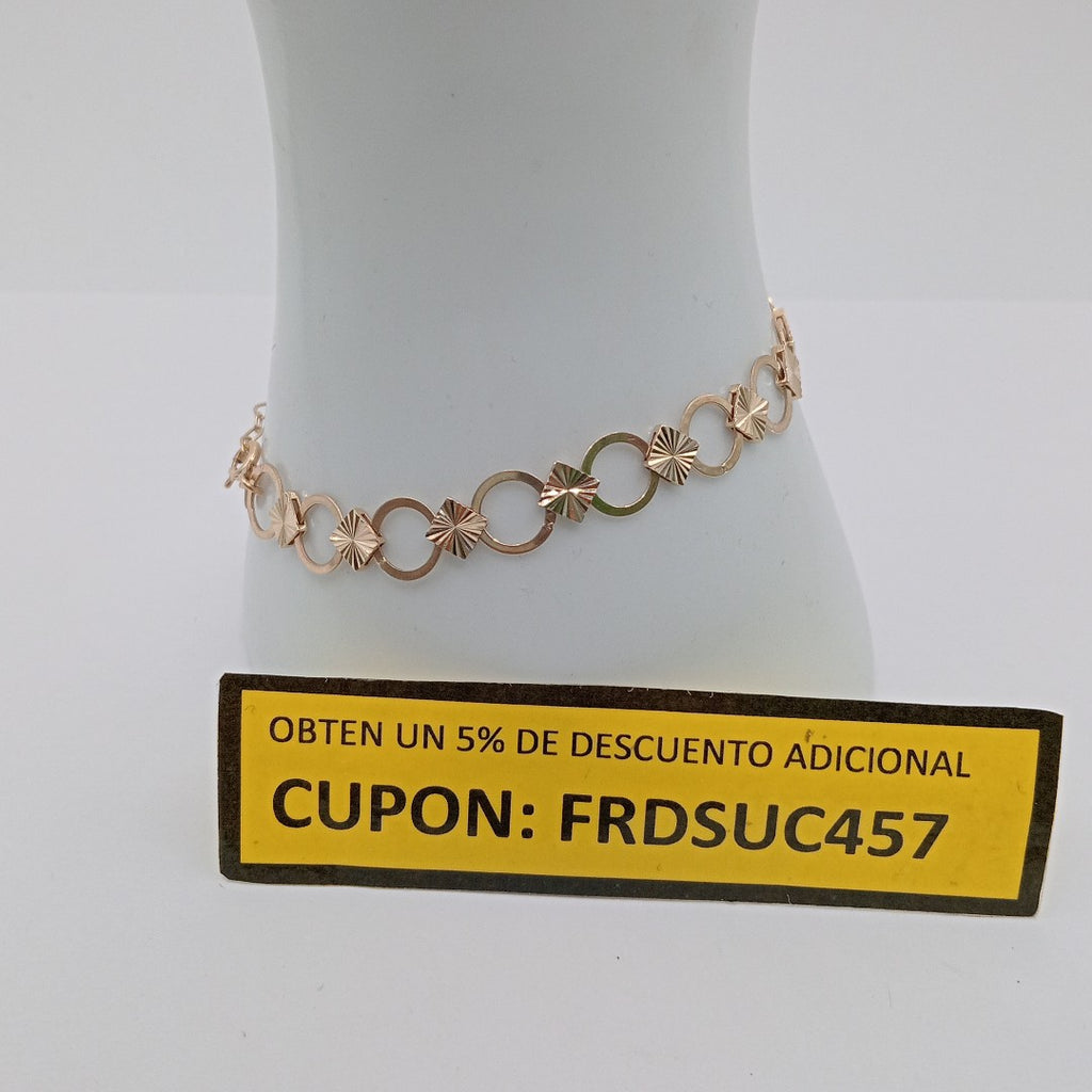 PULSERA ORO 14 K 3.6 GRMS (SEMINUEVO)