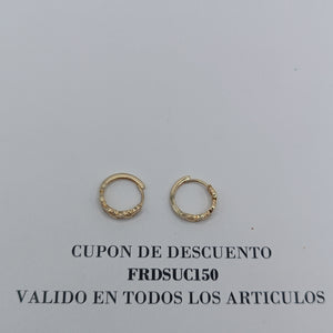 HUGGIES ORO 14K 1.7 (NUEVO)
