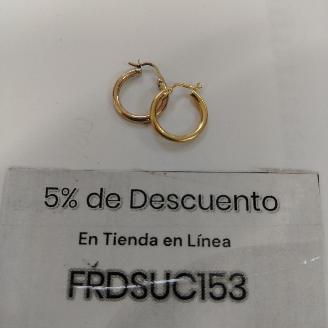 ARRACADAS PAR ORO 14 K 2.5 GRMS (SEMINUEVO)