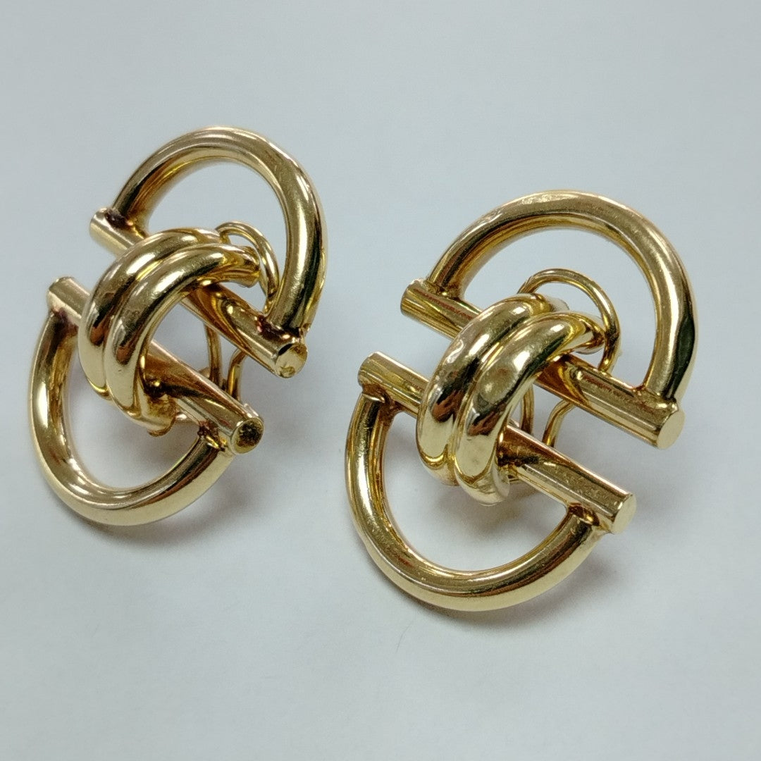 ARETES PAR ORO 14 K 8.2 GRMS (SEMINUEVO)