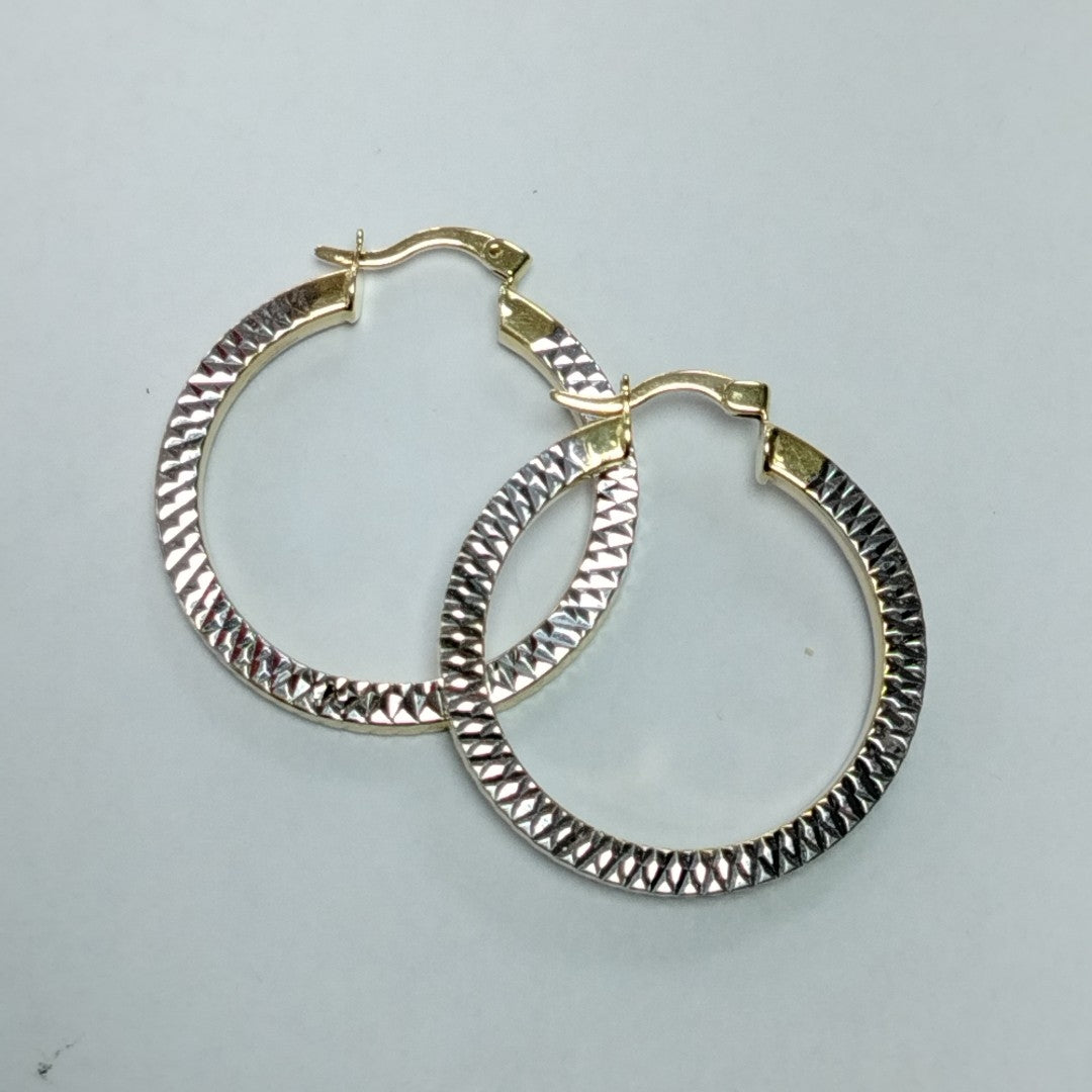 ARRACADAS PAR ORO,ORO BLANCO 14 K 4,00 GRMS (SEMINUEVO)