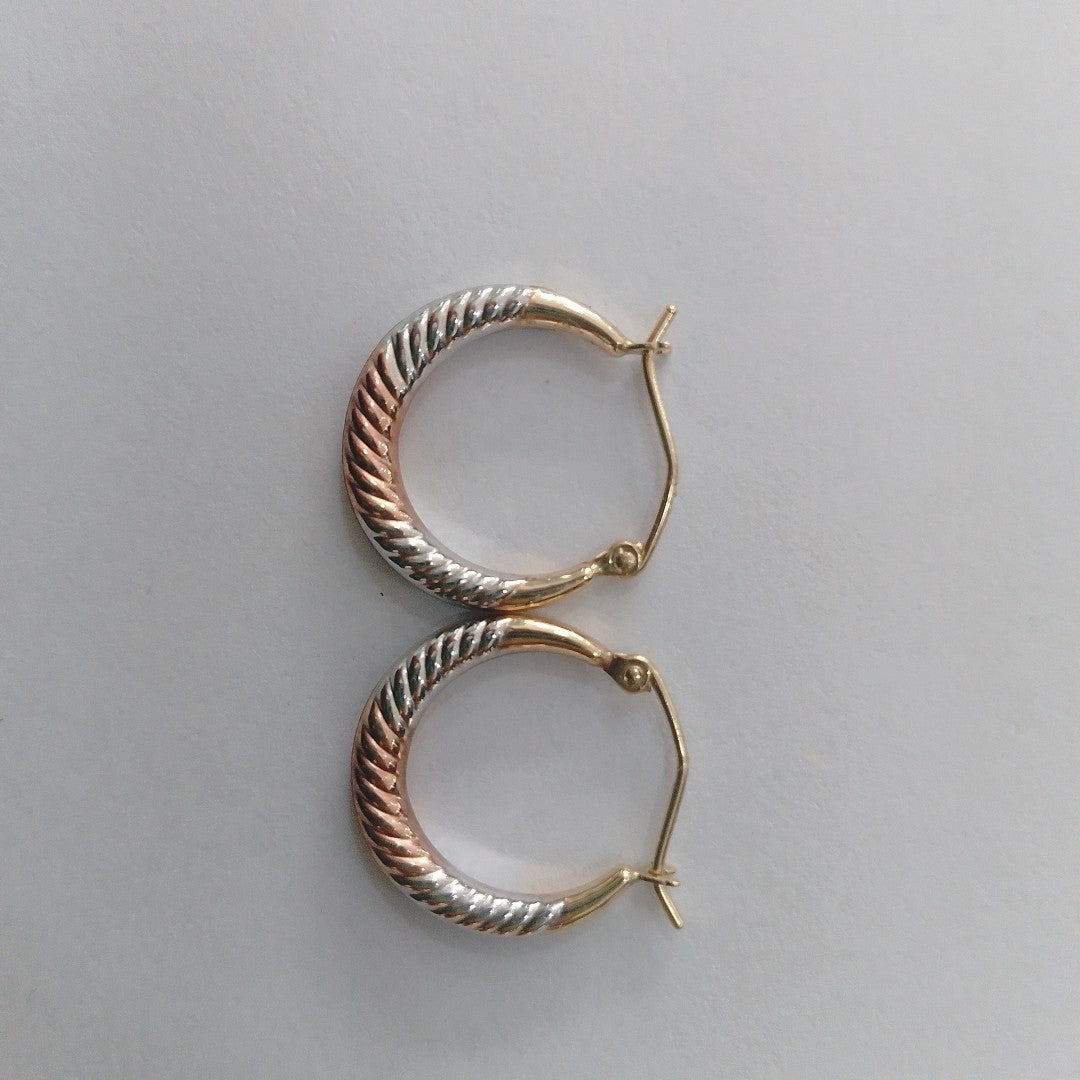 ARRACADAS PAR ORO 14 K 0.7 GRMS (SEMINUEVO)
