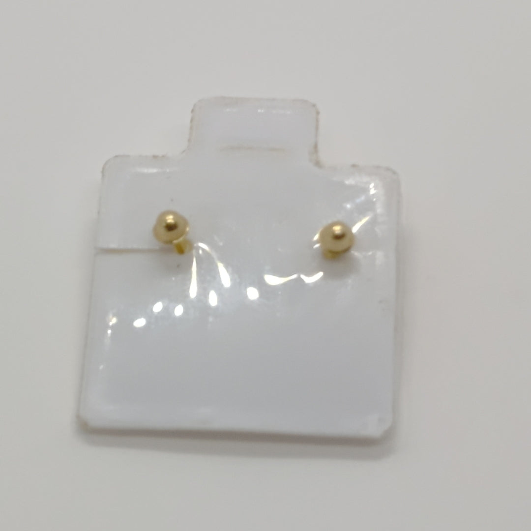 BROQUELES BROQUEL FIG CORAZON C CIRCONIA 14K 0.2614 GR (NUEVO)