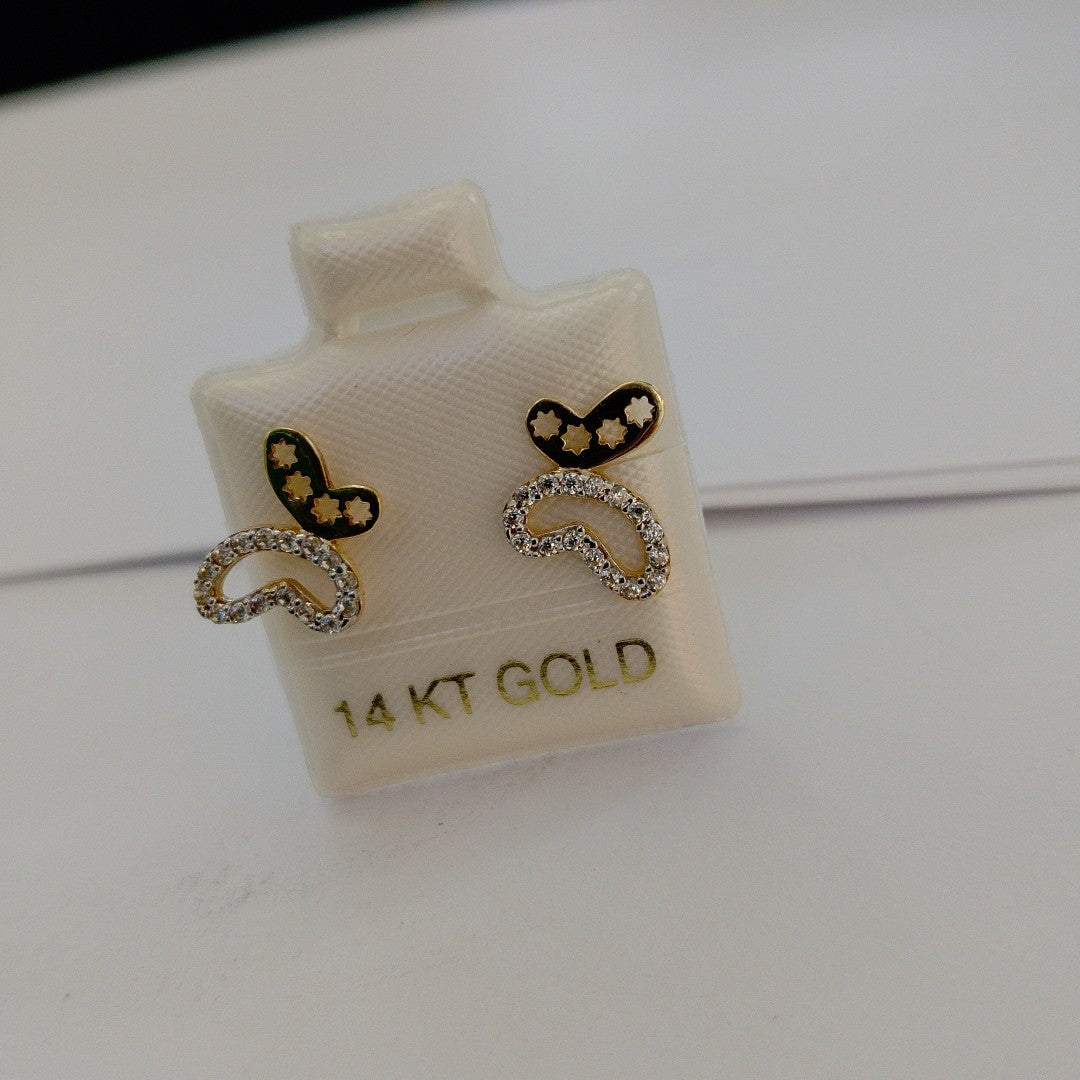 BROQUELES ORO 14K 1.2 (NUEVO)