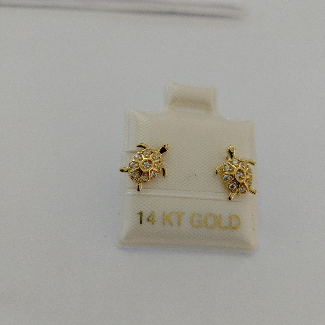BROQUELES ORO 14K 1.2 (NUEVO)