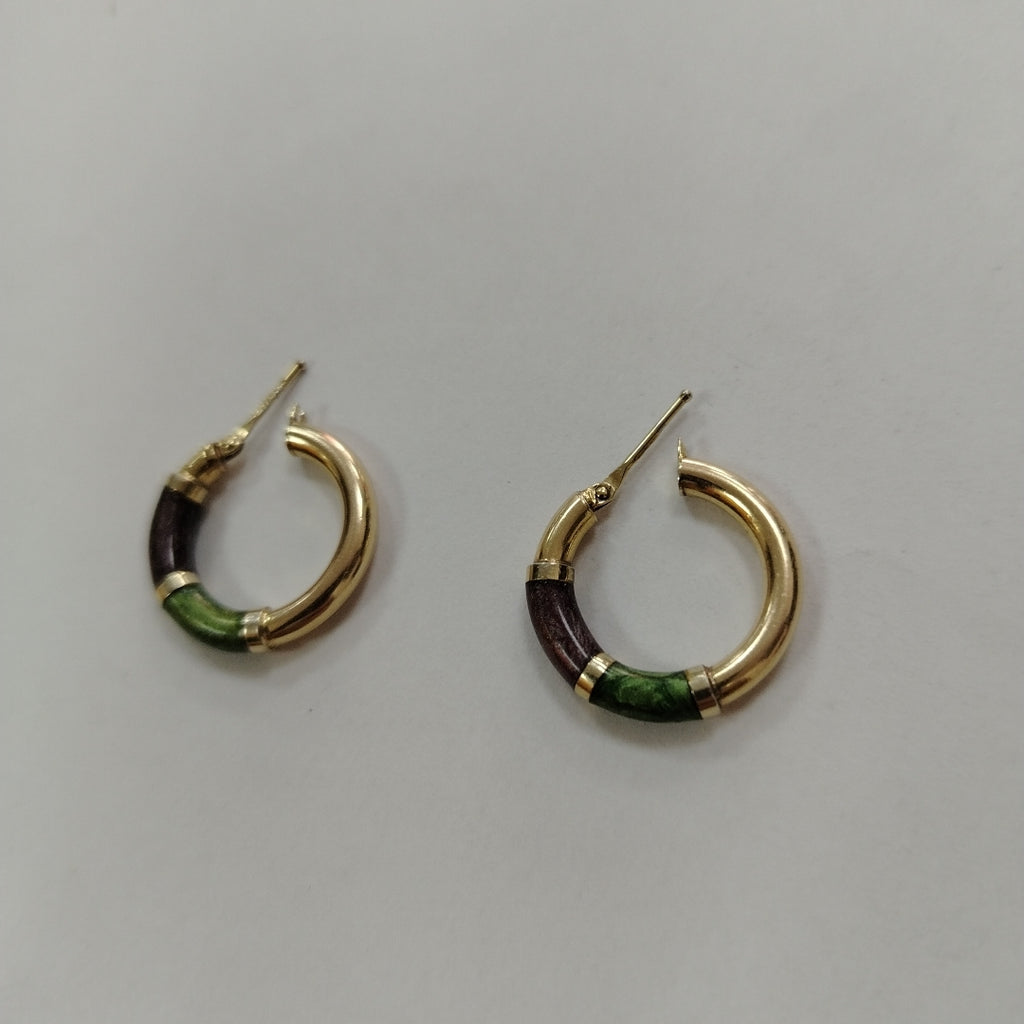 ARRACADAS PAR ORO 14 K 3.3 GRMS (SEMINUEVO)