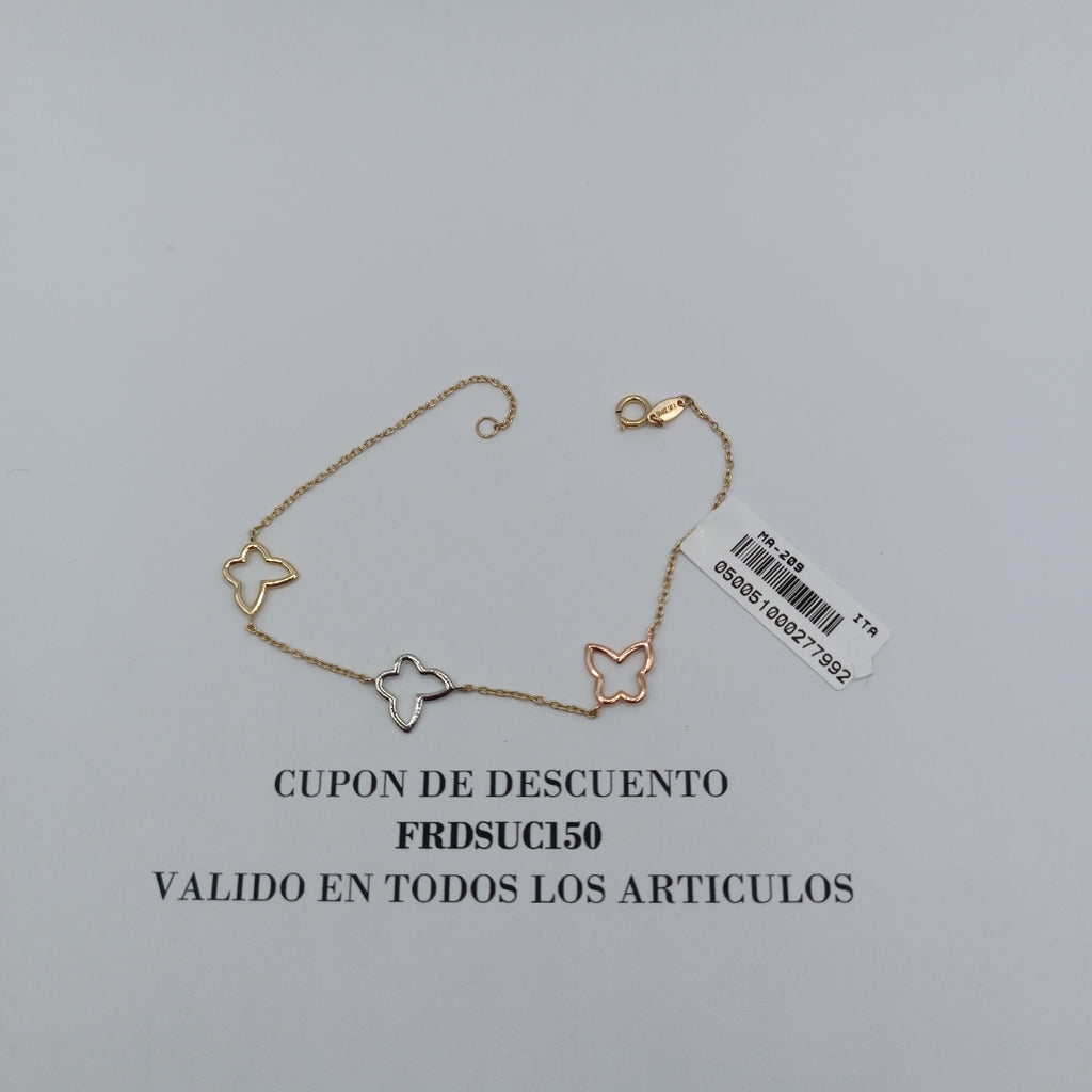 PULSERAS DAMA ORO 14K 1.3 (NUEVO)