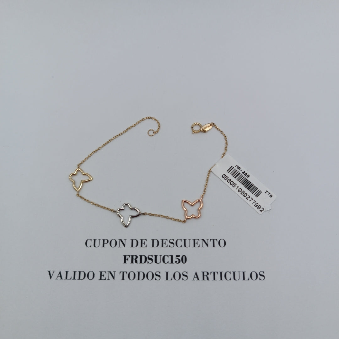 PULSERAS DAMA ORO 14K 1.3 (NUEVO)