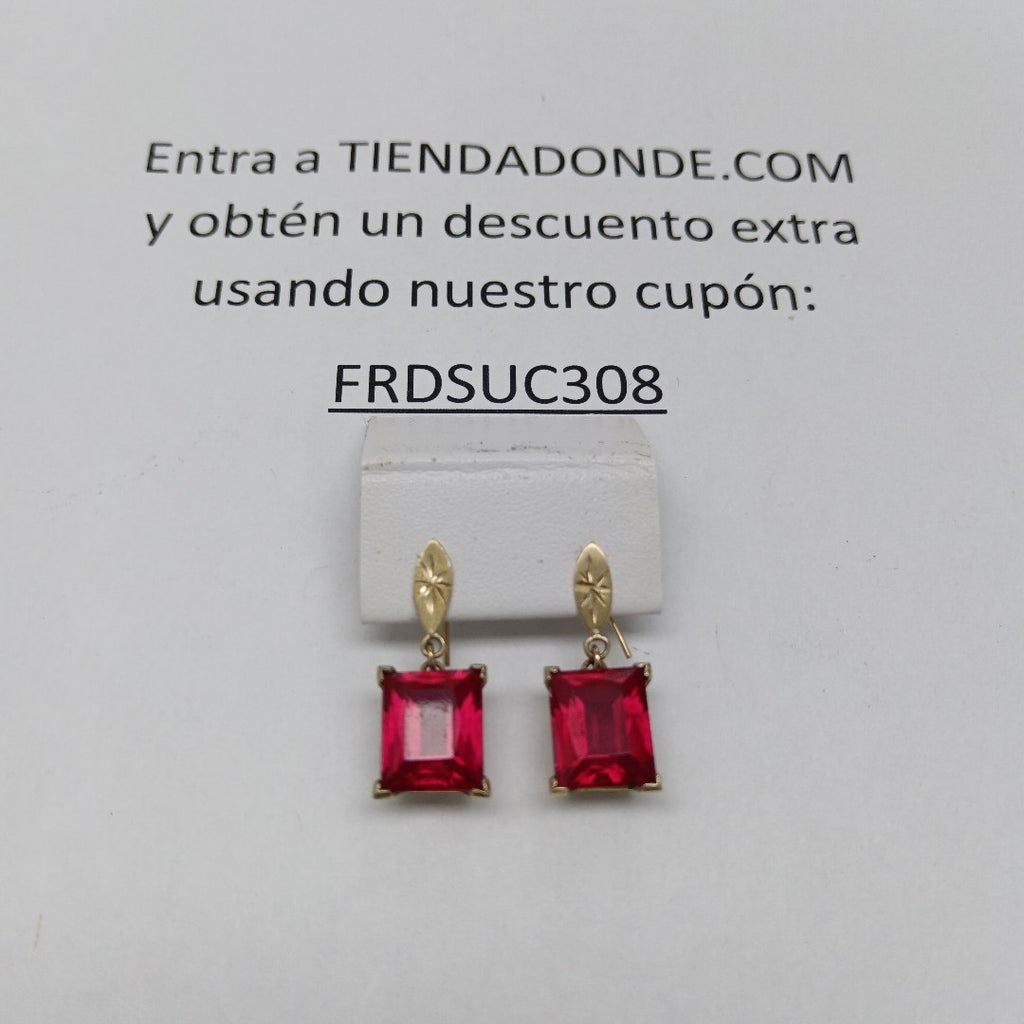 ARETES PAR ORO 10 K 6.3 GRMS (SEMINUEVO)
