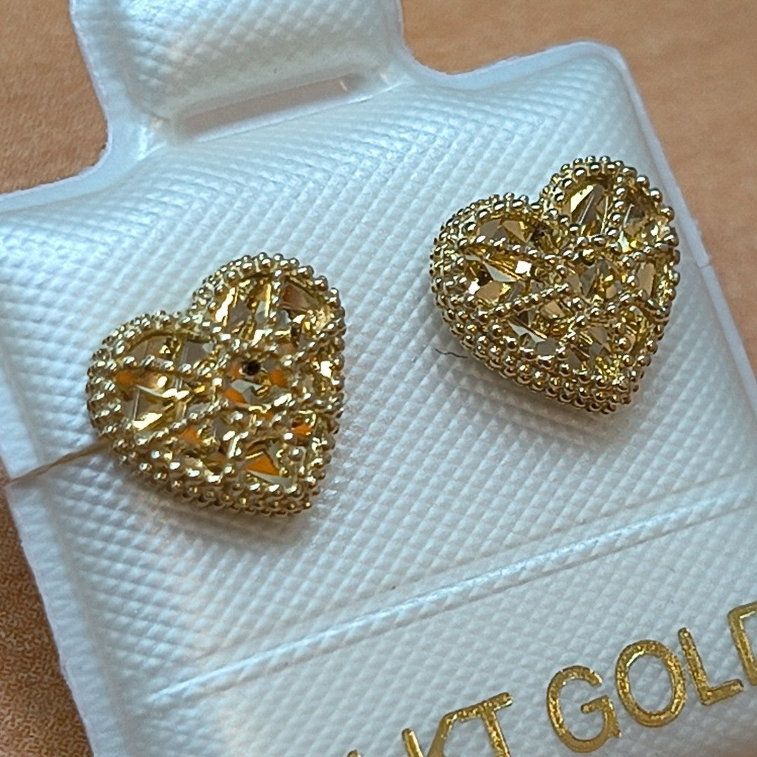 BROQUELES ORO 14K 1.5 (NUEVO)