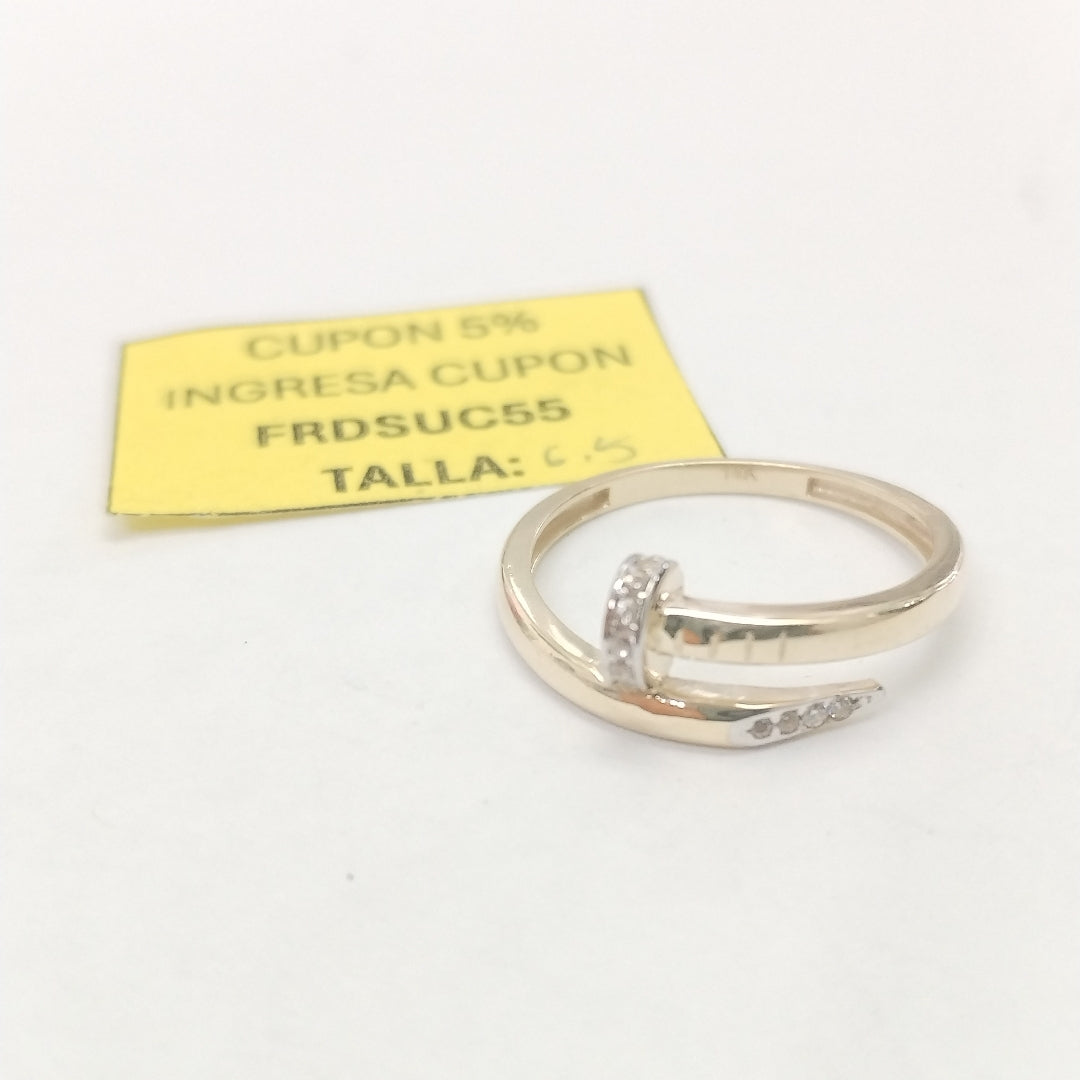 ANILLOS DAMA ORO 14K 2 (NUEVO)