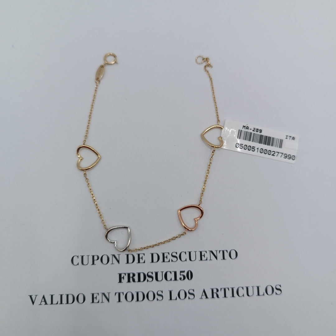 PULSERAS DAMA ORO 14K 1.6 (NUEVO)
