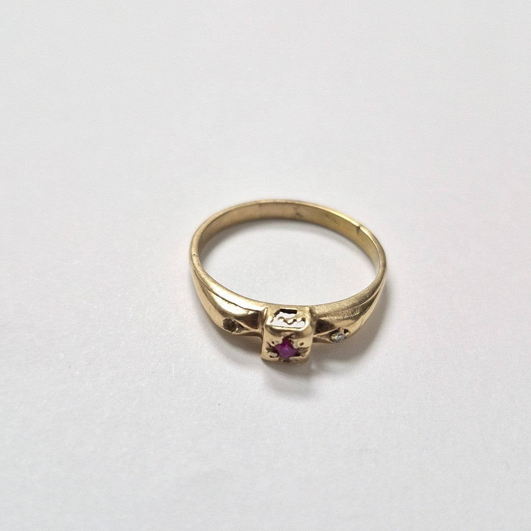 ANILLO ORO 10 K 2.5 GRMS (SEMINUEVO)