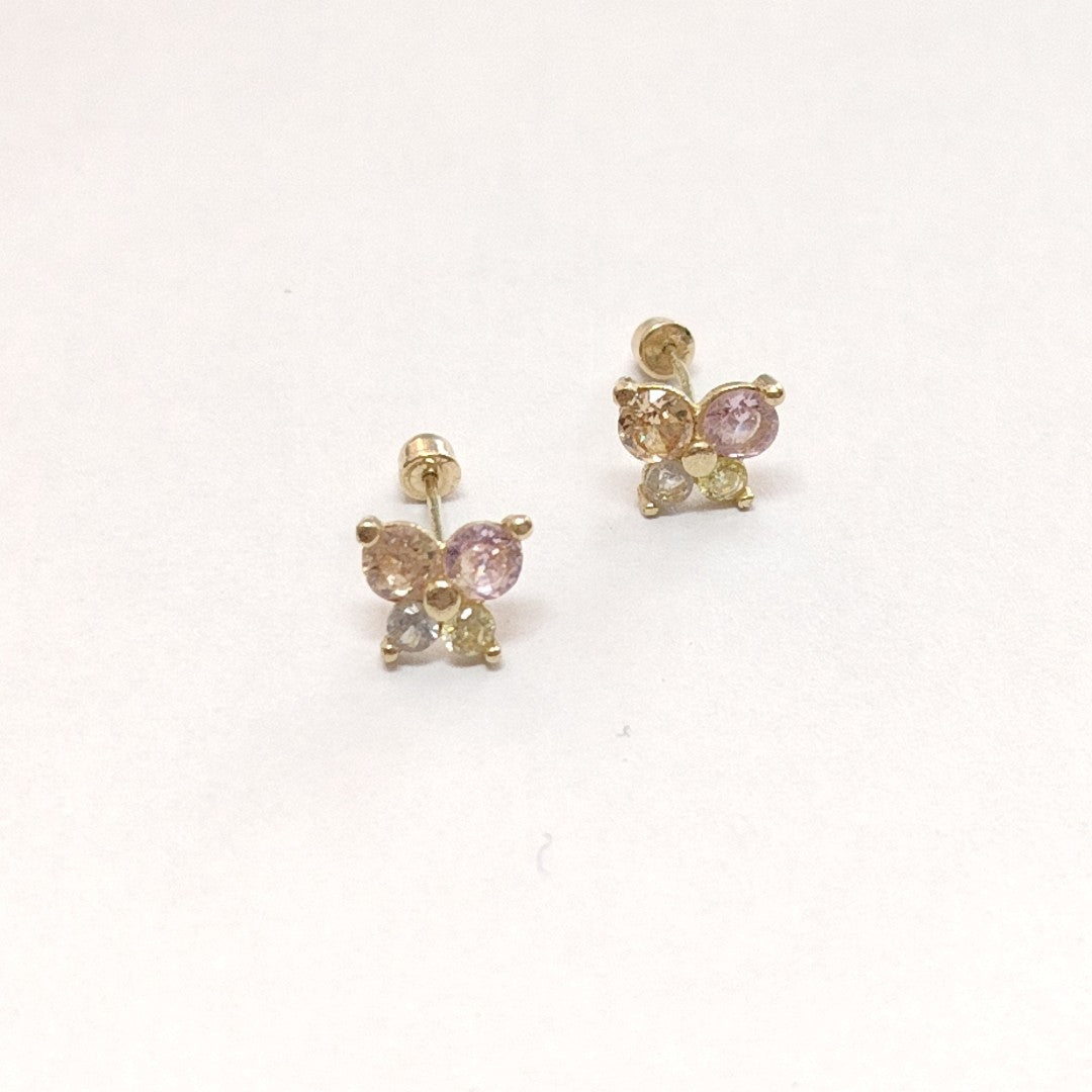 BROQUELES PAR ORO 14 K 0.6 GRMS (SEMINUEVO)