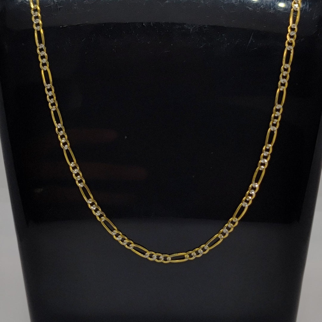 CADENA 3X1 DIAMANTADA 14K 55 CM 4.8 GR (NUEVO)