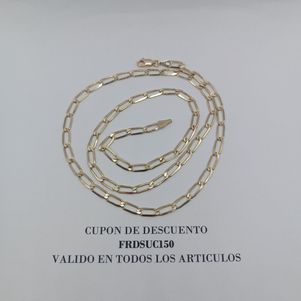 CADENA ESLABONES 14K 60 CM 11.4 GR (NUEVO)