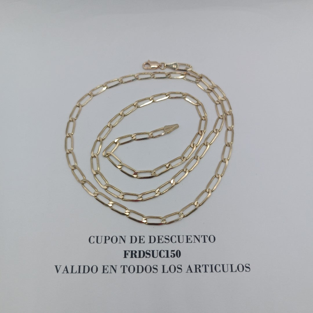 CADENA ESLABONES 14K 60 CM 11.4 GR (NUEVO)