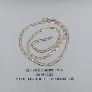 CADENA ESLABONES 14K 60 CM 11.4 GR (NUEVO)