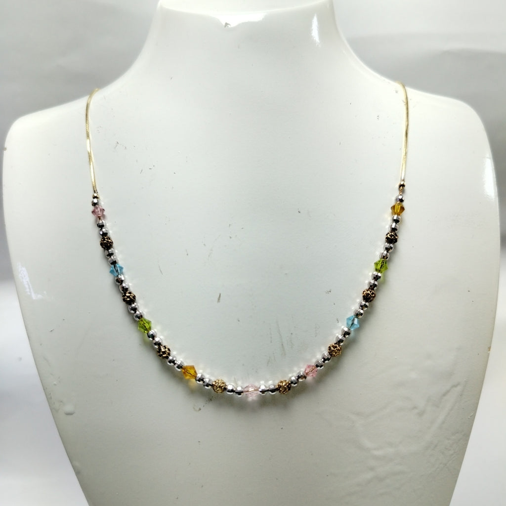 GARGANTILLA ORO,ORO BLANCO 14 K 6,90 GRMS (SEMINUEVO)