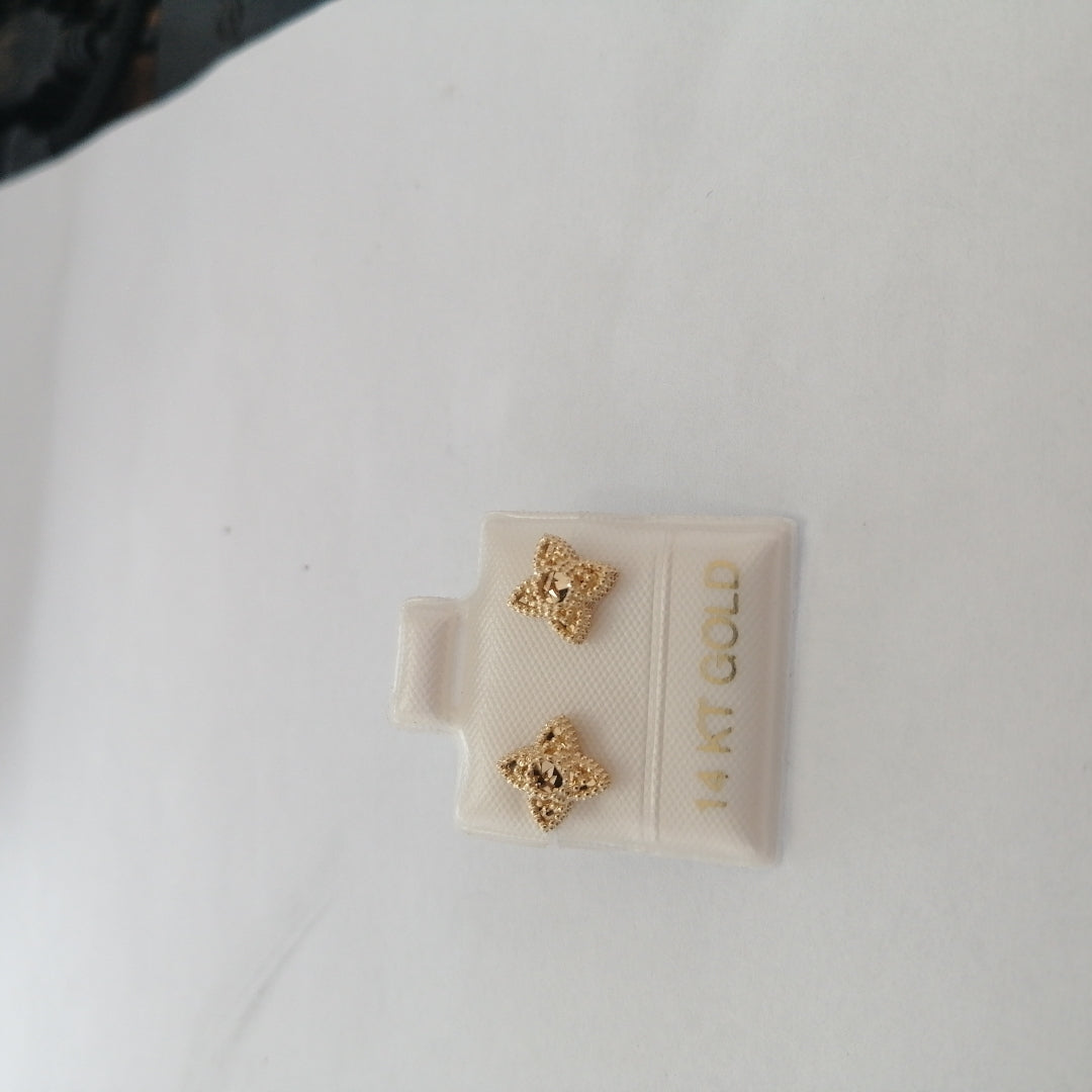 BROQUELES ORO 14K 1.6 (NUEVO)