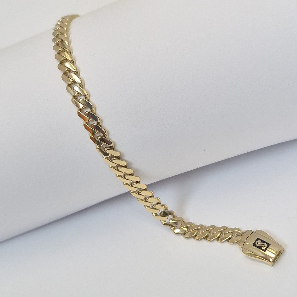 PULSERA MONACO ORO 14K 5.3 (NUEVO)