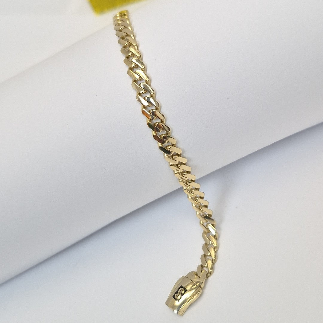 PULSERA MONACO ORO 14K 5.4 (NUEVO)