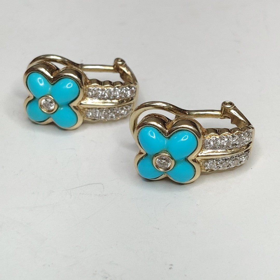 ARETES PAR ORO 14 K 6.6 GRMS (SEMINUEVO)