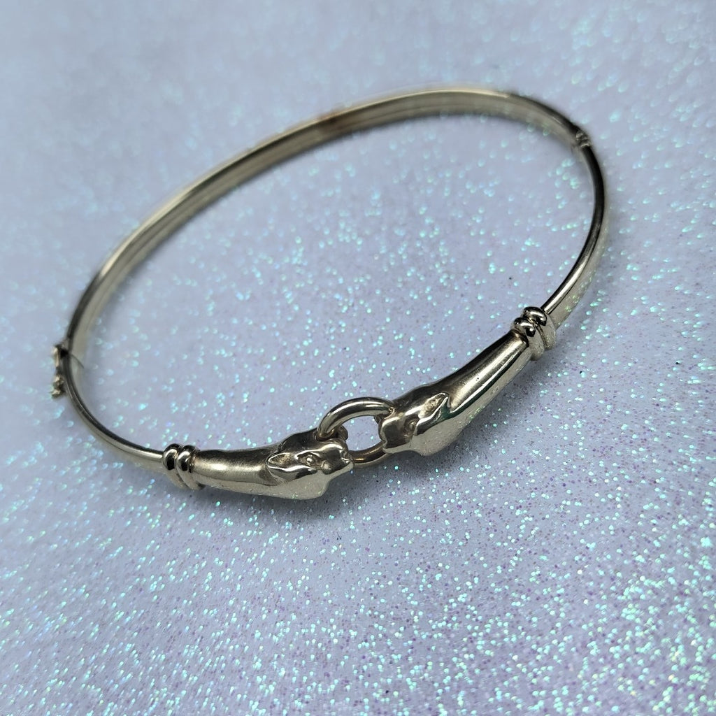 PULSERA RIGIDA ORO 14 K 8.7 GRMS (SEMINUEVO)