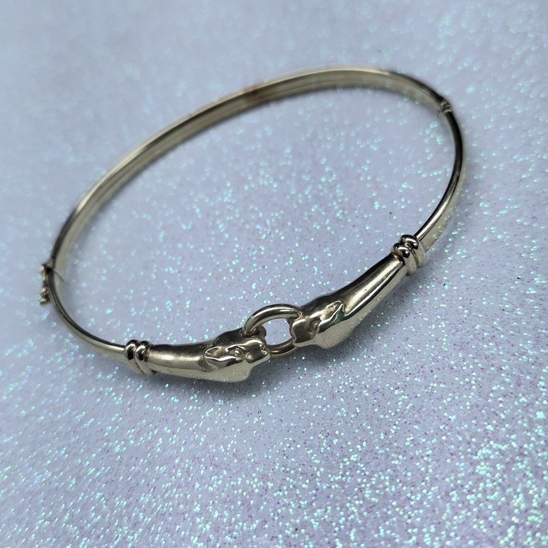 PULSERA RIGIDA ORO 14 K 8.7 GRMS (SEMINUEVO)