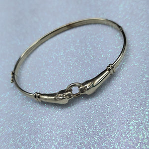 PULSERA RIGIDA ORO 14 K 8.7 GRMS (SEMINUEVO)