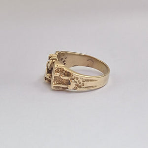 ANILLO ORO 10 K 9,00 GRMS (SEMINUEVO)