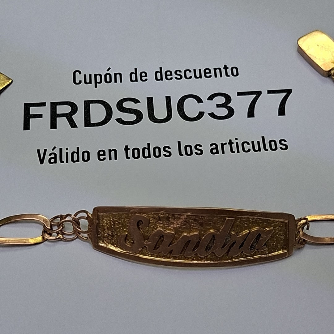 ESCLAVA ORO 10 K 7.1 GRMS (SEMINUEVO)