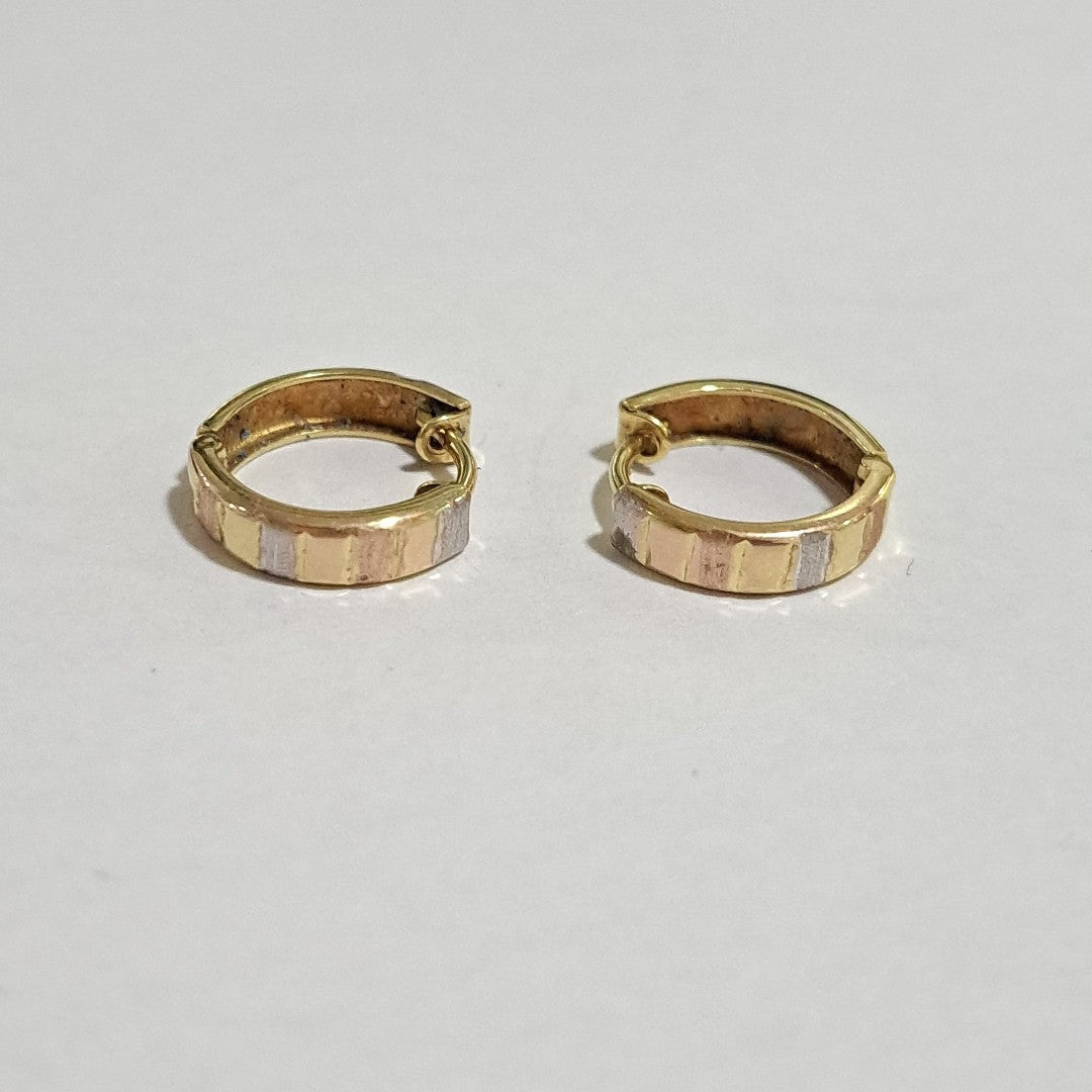ARRACADAS PAR ORO 10 K 1.1 GRMS (SEMINUEVO)
