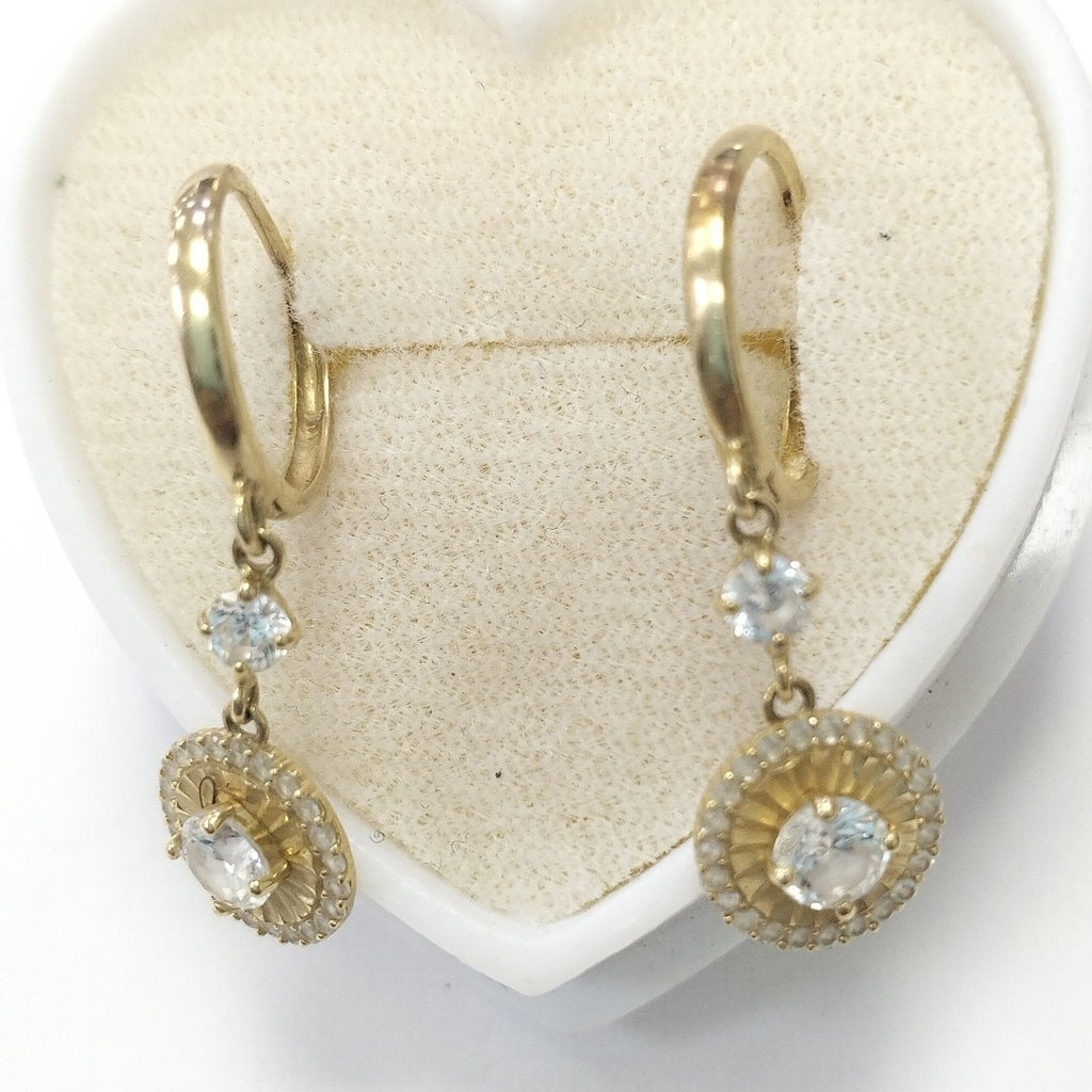 ARETES PAR ORO 14 K 2.1 GRMS (SEMINUEVO)