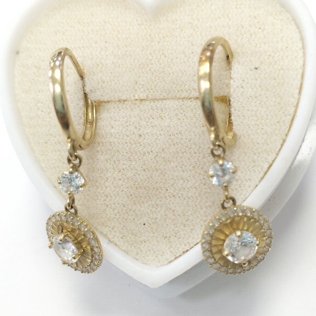 ARETES PAR ORO 14 K 2.1 GRMS (SEMINUEVO)